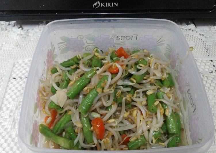 Tumis Toge Kacang Panjang