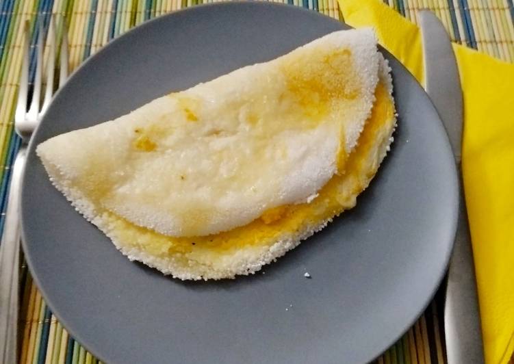 Tapioca invertida com ovo Receita por Rosa Santos - Cookpad