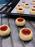 Vegan Raspberry Butter Cookies