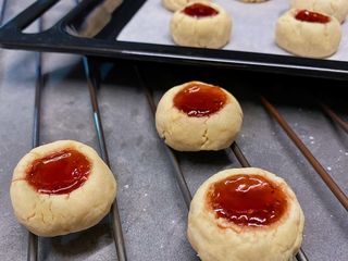 Vegan Raspberry Butter Cookies