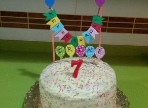 Foto principal de Tarta arco iris con thermomix