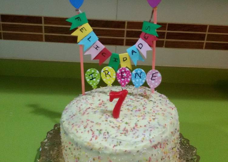 Tarta arco iris con thermomix