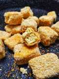 Nuggets de tofu veganos