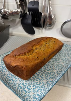 Una foto de Banana bread saludable