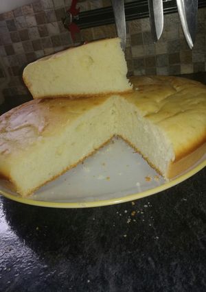 Una foto de Bizcochuelo de limón(saludable)