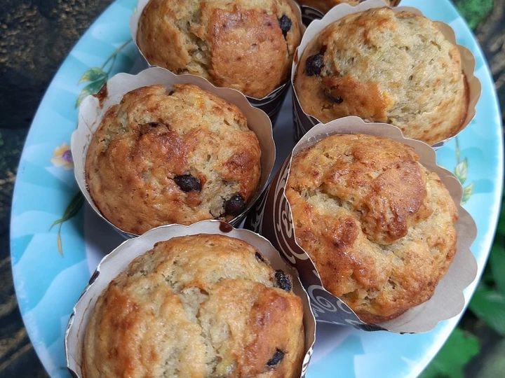Langkah Mudah untuk Menyiapkan Resep  Muffin Pisang Ambon yang Lezat Sekali, Lezat