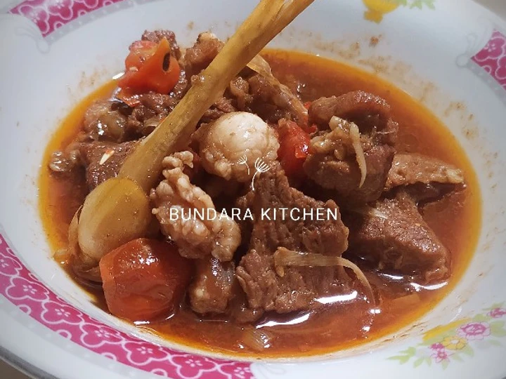 Cara Mudah Membuat Resep Krengsengan Daging Sapi Bumbu Machmudah yang Lezat Sekali Anti Ribet, Lezat Sekali