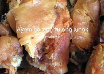 Resep Unik Ayam Goreng Tulang lunak Praktis Enak