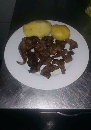 Una foto de Carne a la plancha