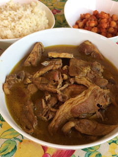 Una foto de Cordero al Curry