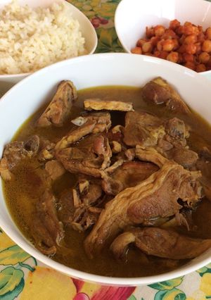 Una foto de Cordero al Curry