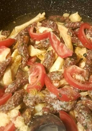 صورة لوصفة صينية بطاطا على كفتة