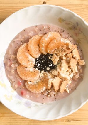 Foto resep Strawberry Oats Porridge