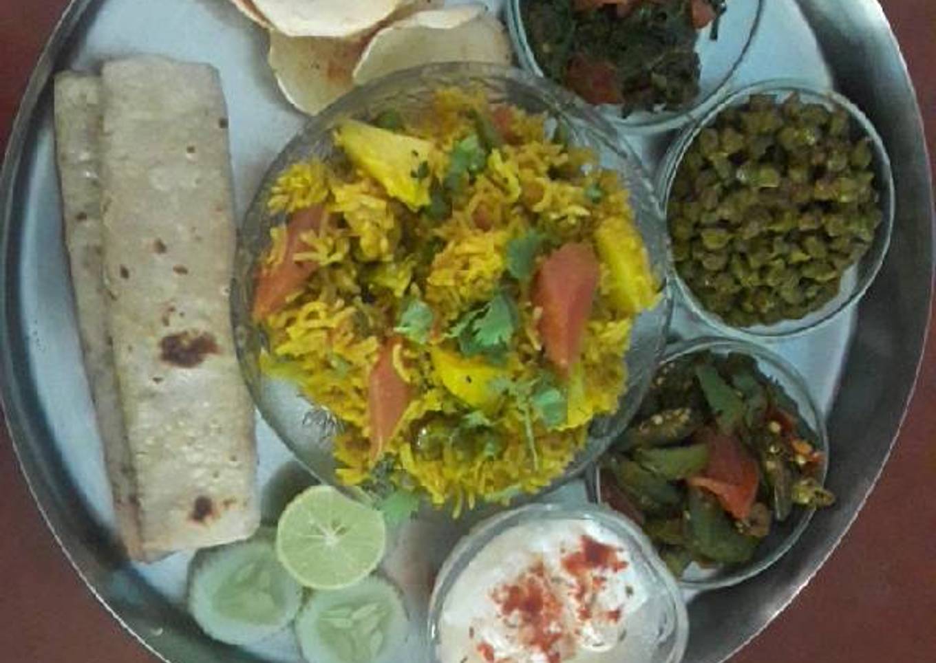 Satvik thali