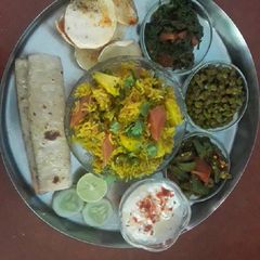 A picture of Satvik thali.