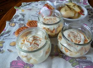 Une photo de Tiramisu poires et caramel au beurre salé