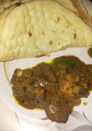 A picture of Chicken creamy karahi.