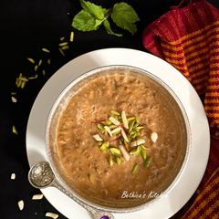 A picture of Horse Gram Pudding / Kollu Payasam / Kulthi Kheer.