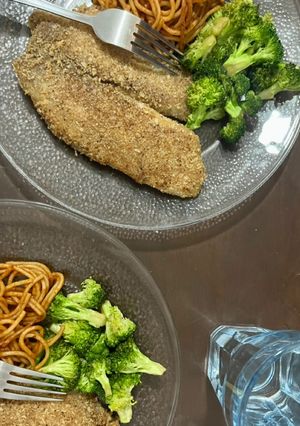 Una foto de Pescado empanizado con avena