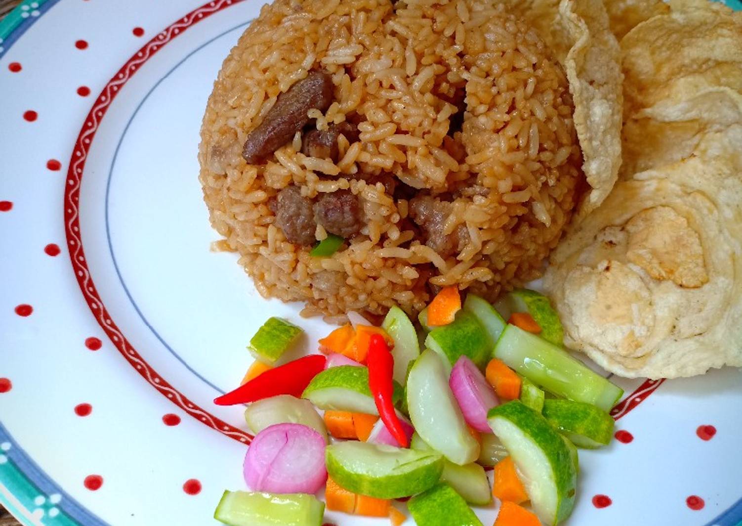 Resep Nasi goreng kambing oleh Elya Peppy Agustien - Cookpad