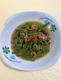 Foto resep Tumis buncis daging