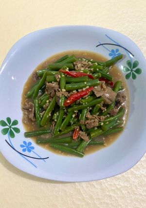 Foto resep Tumis buncis daging