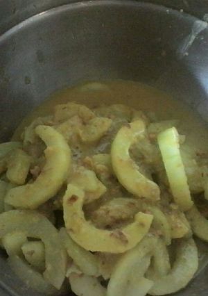 Foto resep 08.18 acar mentimun bumbu kacang
