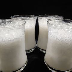 Ice apple coconut mocktail A picture of Ice apple coconut mocktail.