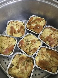 Foto resep Puding Roti Asin Tanpa Oven Tanpa Ribet!