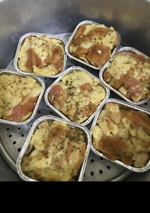 Foto resep Puding Roti Asin Tanpa Oven Tanpa Ribet!