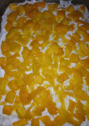 صورة لوصفة كنافة بالمانجو🥭😋