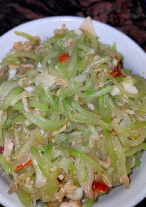 Foto resep Tumis Labusiam Udang Rebon