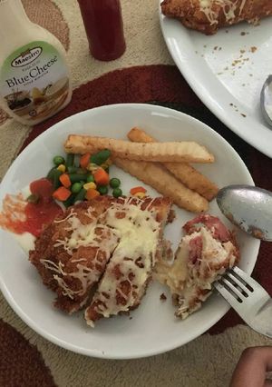 Foto resep Cordon Bleu smoked beef + moza fill