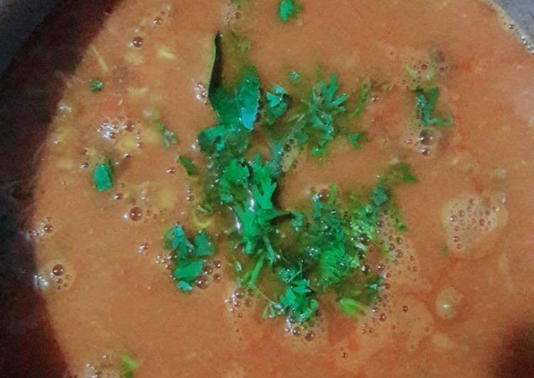 Step-by-Step Guide to Make Any-night-of-the-week Sprouted moong sambar (