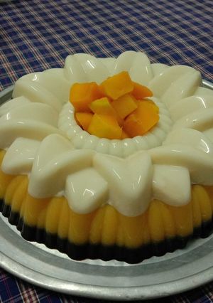 Foto resep Mango Choco Cheese Puding