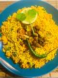 Vegetable Poha~With Protein Curry 😋