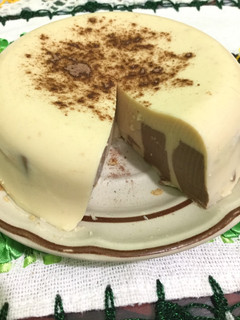 Una foto de Gelatina Nutella & galleta