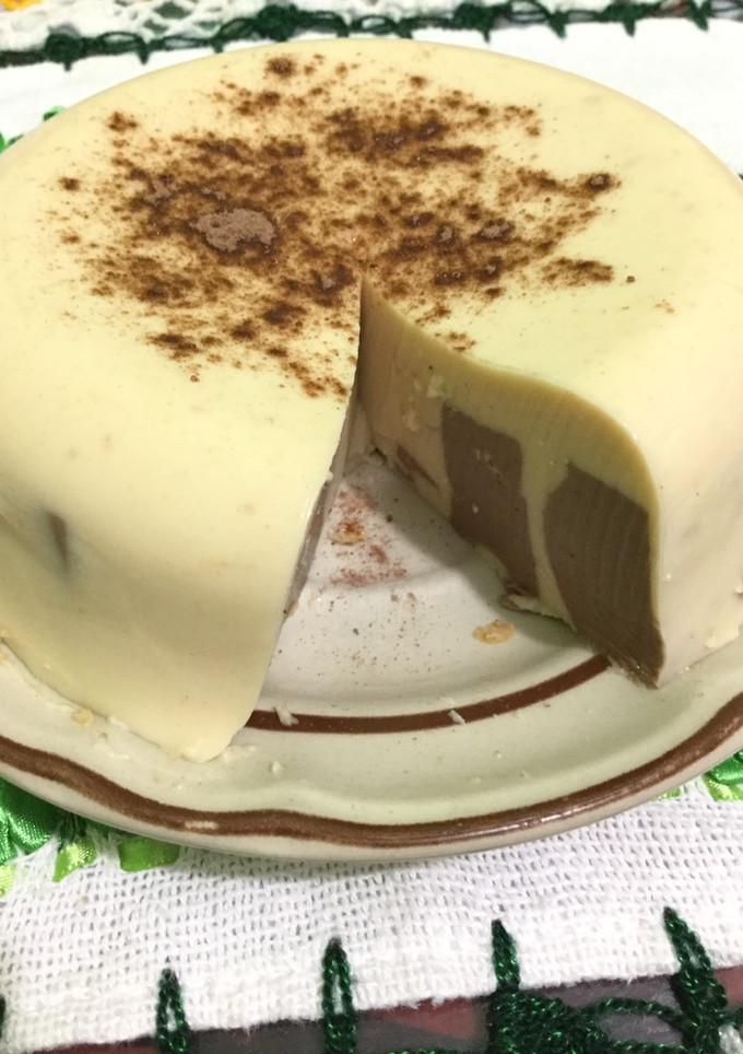 Una foto de Gelatina Nutella & galleta