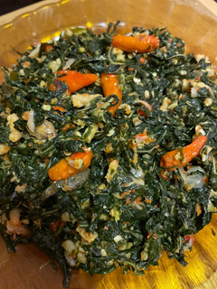 Foto resep Tumis daun singkong & ebi