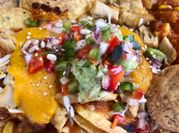 Una foto de nachos frijoles