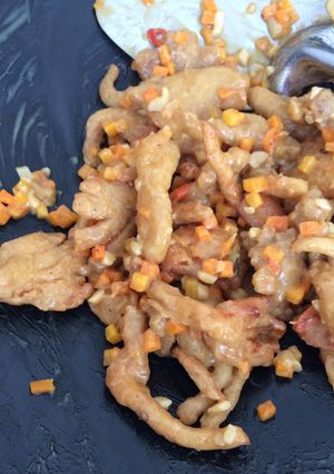 Foto resep Jamur Crispy Saus Salted Egg ala Royco