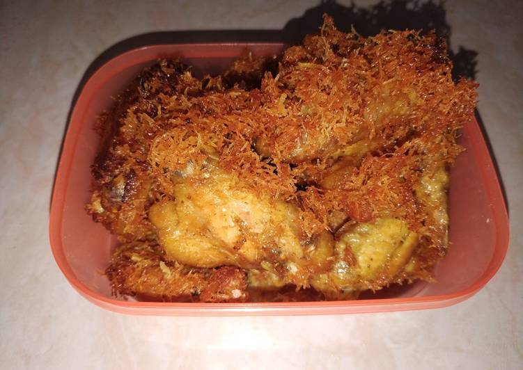 10 Resep: Ayam goreng serundeng Anti Ribet!