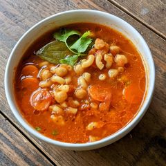 Italian Vege Fagiolo Bean Soupa A picture of Italian Vege Fagiolo Bean Soupa.