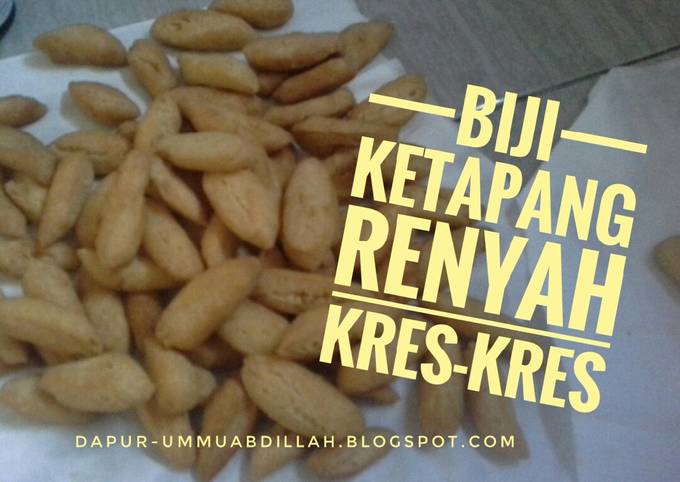 Cara Masakan Resep Biji Ketapang Gurih & Renyah Kres-Kres