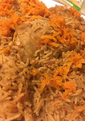 صورة لوصفة رز بخاري