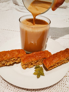 A picture of Masala tea.