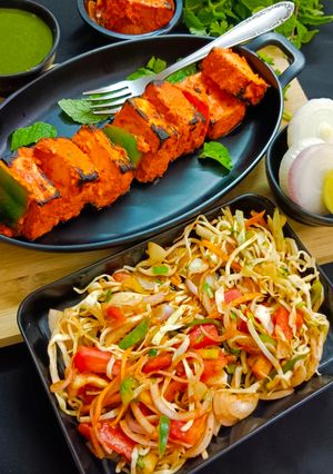 पनीर टिक्का (Paneer Tikka recipe in Hindi) रेसिपी मुख्य फोटो