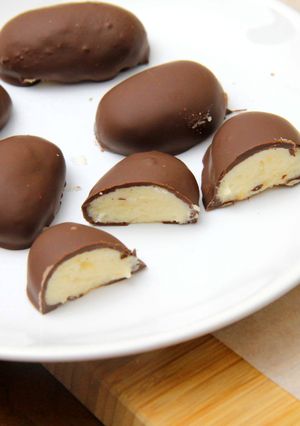 Sütés nélküli sajttorta falatkák recept fotója