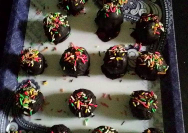 Bola bola coklat marrie pelangi 🍩🍩