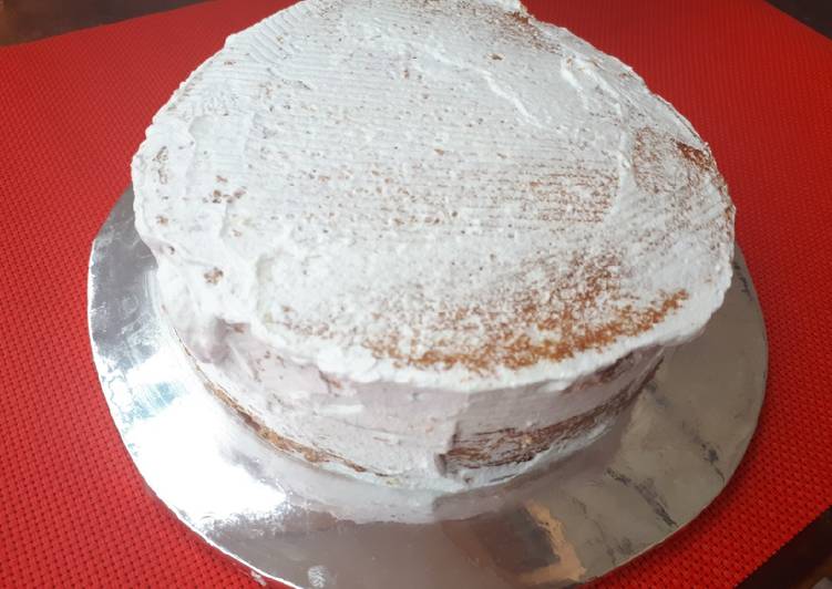 Steps to Prepare Award-winning Semi naked vanilla cake